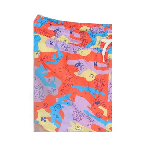 Multicolour Camo Swim Shorts