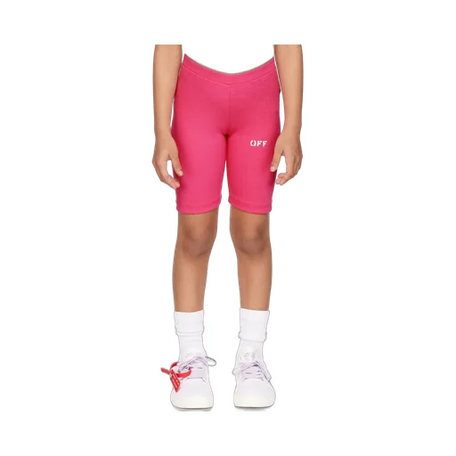 Off-White Kids Logo Printed Shorts