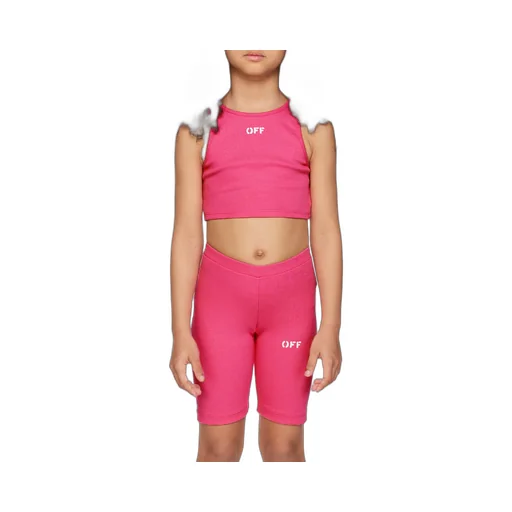 Logo-Print Cropped Top