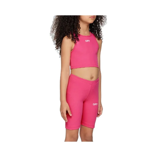 Logo-Print Cropped Top