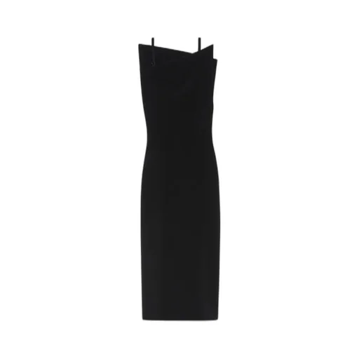 Asymmetrical Wool Dress