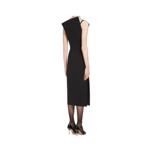 Asymmetrical Wool Dress