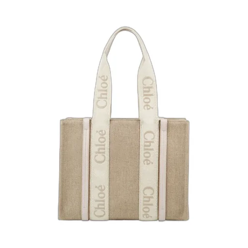 Logo-Tape Detail Tote Bag