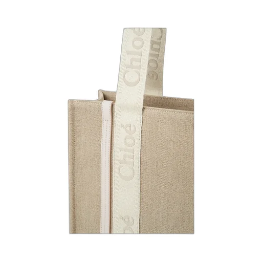 Logo-Tape Detail Tote Bag