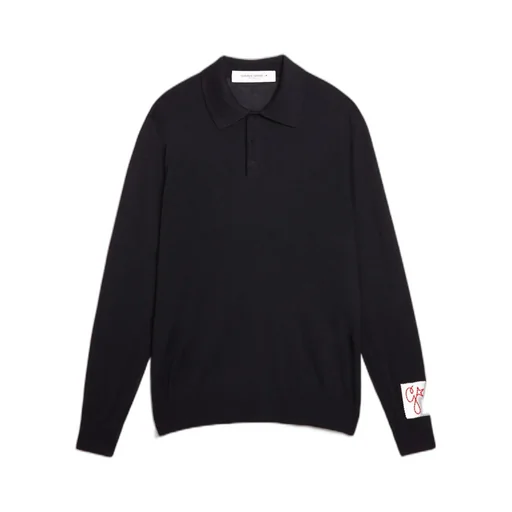 Golden Goose Deluxe Brand Logo Patch Polo Shirt