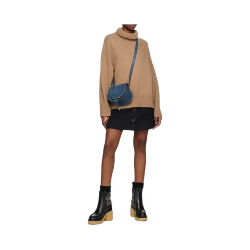Chloé Marcie Foldover Small Saddle Bag