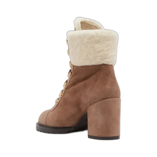 90Mm Ankle Lace-Up Fastening Boots