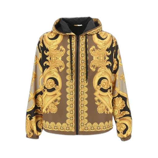 Zip-Up Printed Jacket