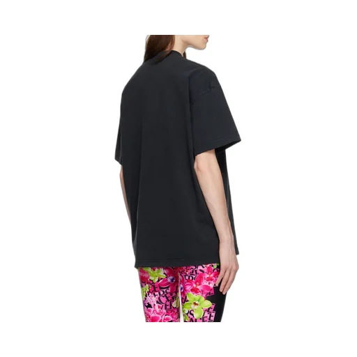 Versace Logo Printed Crewneck T-Shirt