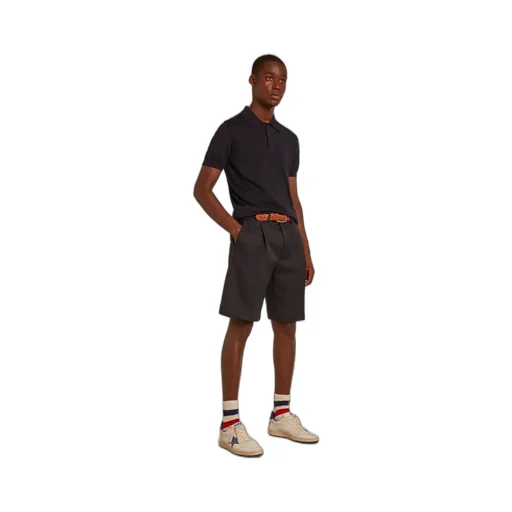 Golden Goose Deluxe Brand Logo Patch Polo Shirt