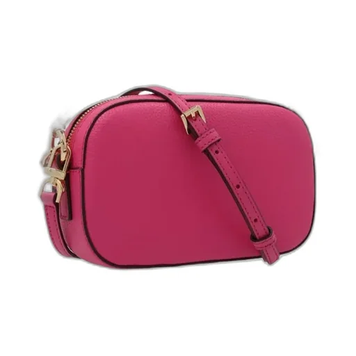 Michael Kors Jet Set Logo Plaque Zip-Up Crossbody Bag