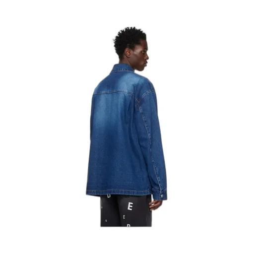 Logo Painted Denim Jacket