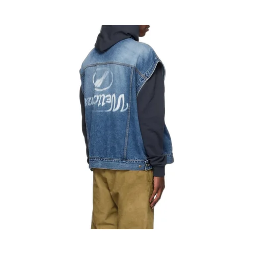 Logo Denim Vest