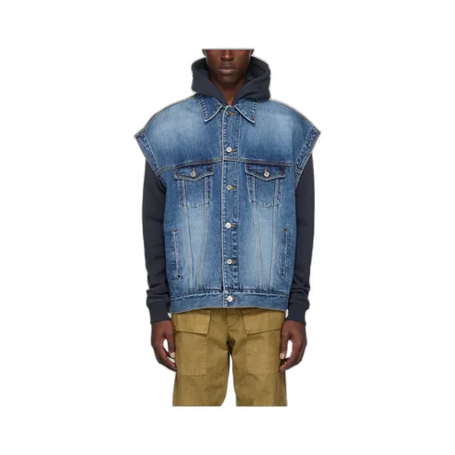 Logo Denim Vest