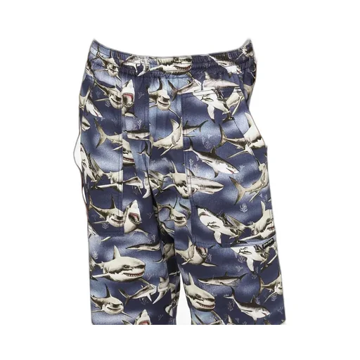 Sharks Easy Wide-Leg Trousers