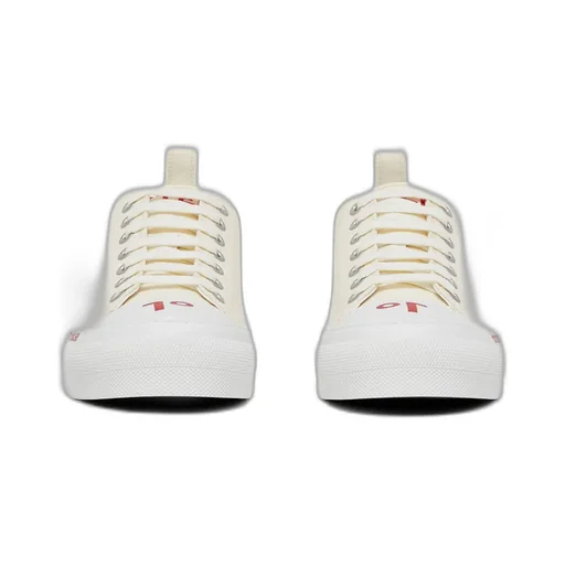 Coordinates Print Low-Top Sneakers
