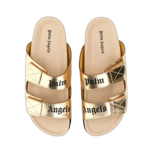Palm Angels Logo Printed Slip-On Sandals