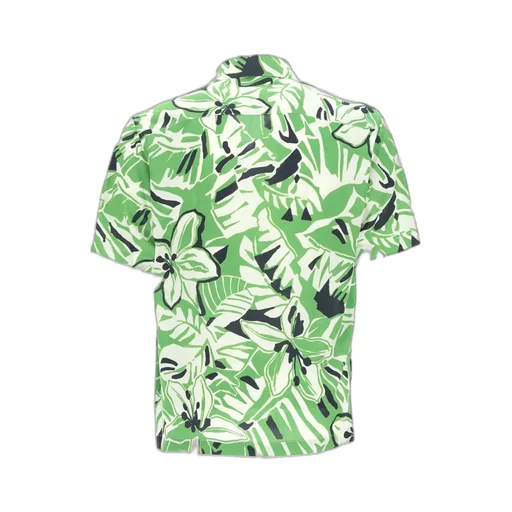 Palm Angels Macro Hibiscus Bowling Shirt