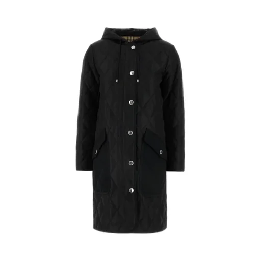 Burberry Quilted Hooded Coat
