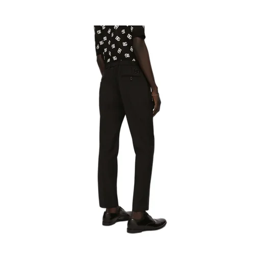 Dolce & Gabbana Logo-Embroidered Trousers