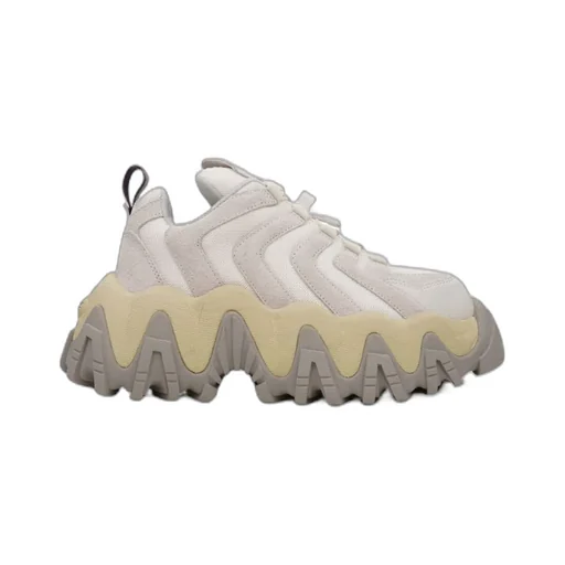 Square-Toe Chunky Sneakers