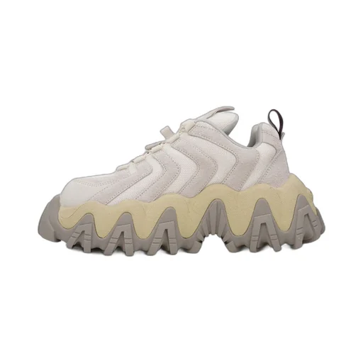 Square-Toe Chunky Sneakers