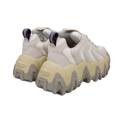Square-Toe Chunky Sneakers