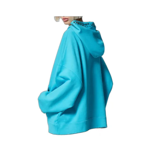 Logo-Print Detail Hoodie