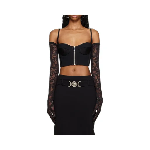 Zipped Crop Tank Top