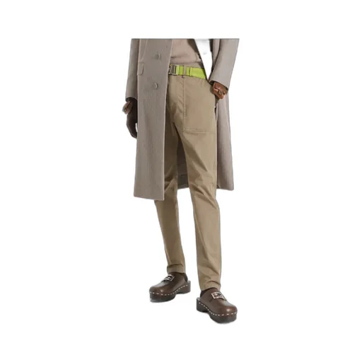 Beige Gabardine Trousers
