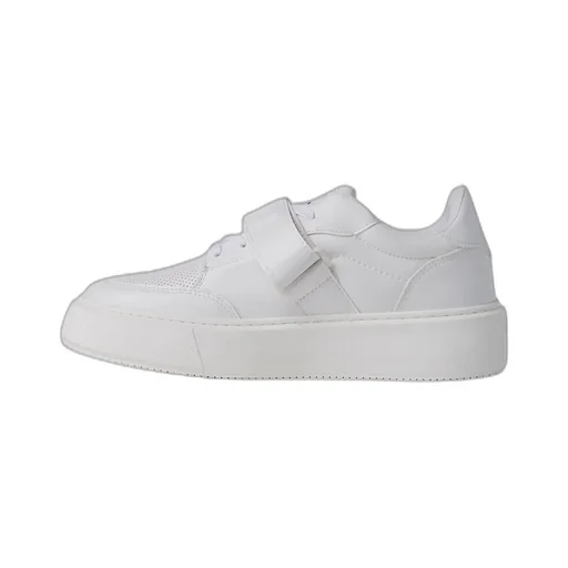 Ganni Touch-Strap Low-Top Sneakers