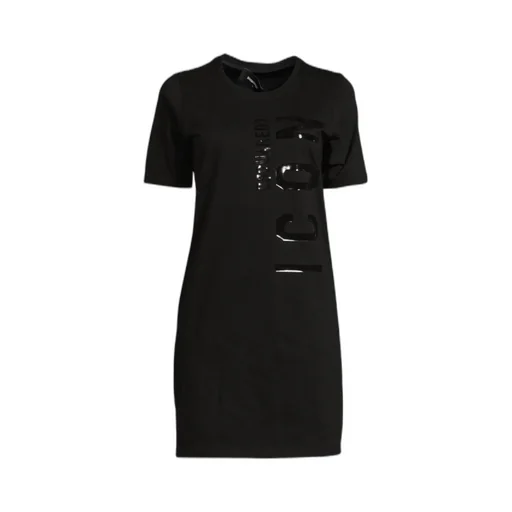 Round-Collar Short-Sleeve Dress