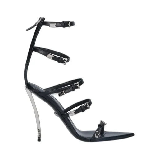 Versace High-Heeled Buckle Fastened Sandals