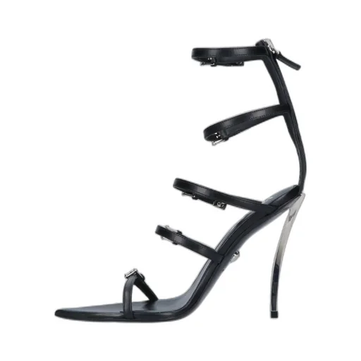 Versace High-Heeled Buckle Fastened Sandals