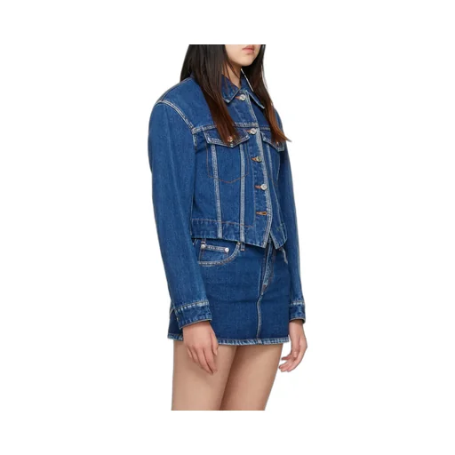 V-Shaped Denim Jacket