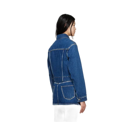 V-Shaped Denim Jacket