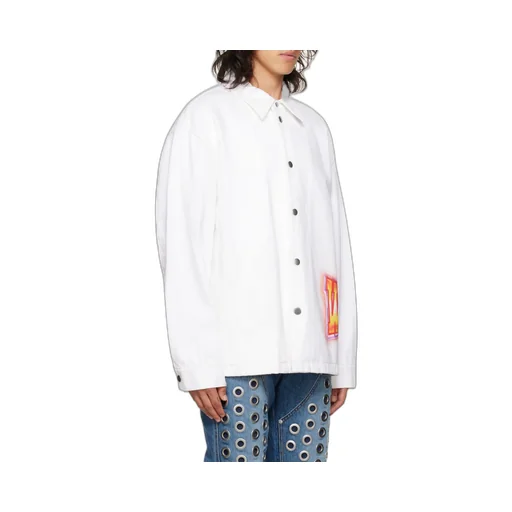 Logo-Printed Denim Jacket