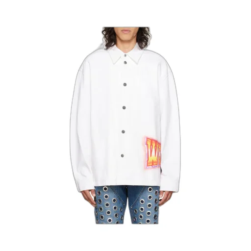 Logo-Printed Denim Jacket
