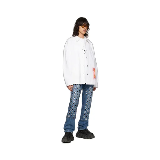 Logo-Printed Denim Jacket