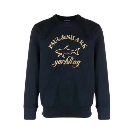 Paul & Shark Logo-Embroidered Long Sleeved Sweatshirt