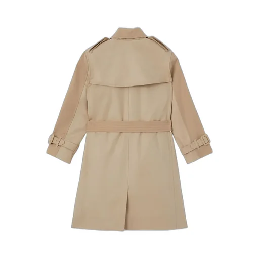 Burberry Kids De-Breasted Belted Coat