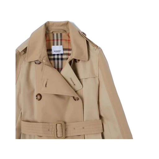 Burberry Kids De-Breasted Belted Coat