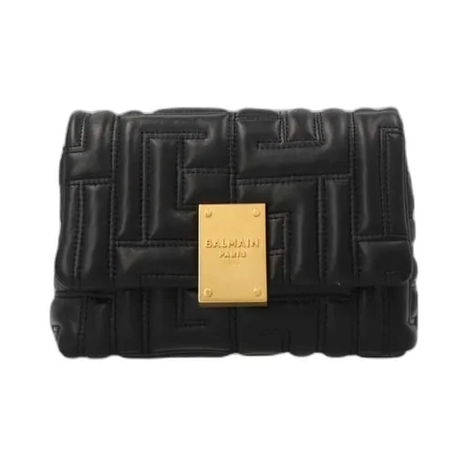 Balmain 1945 Quilted Mini Shoulder Bag