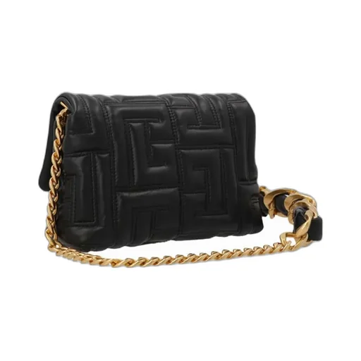 Balmain 1945 Quilted Mini Shoulder Bag