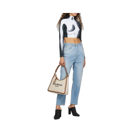 B-Army Leather Tote Bag