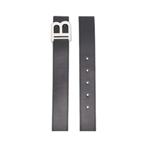 Balmain B-Logo Plaque Buckled Belt