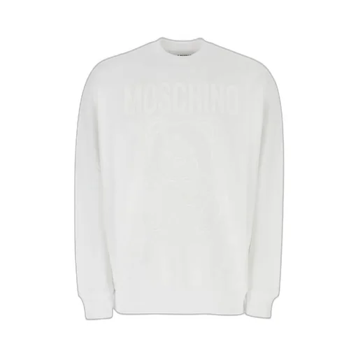 Moschino Logo Detailed Crewneck Sweatshirt