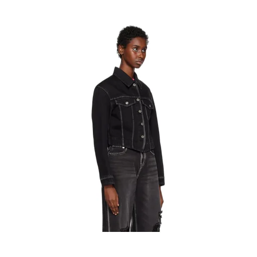 V-Shaped Denim Jacket