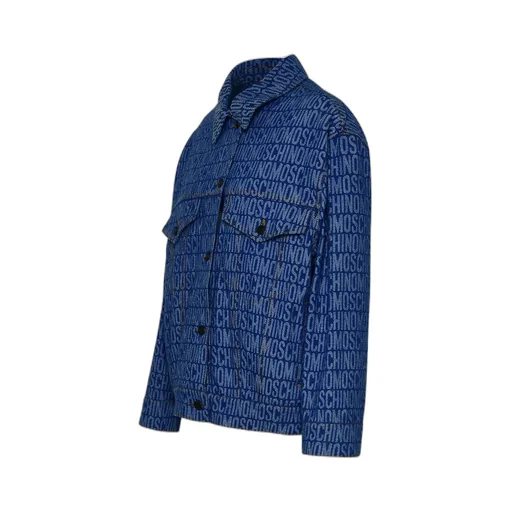 Monogram-Print Denim Jacket
