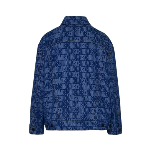 Monogram-Print Denim Jacket